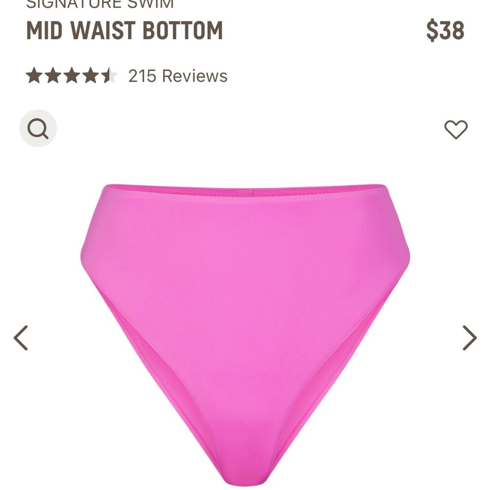 Skims Mid Waist Bottoms (Pink)